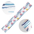 thumbnail image 5 of Yayeee Table Runner 70 inches Long Home Kitchen Dinning Party Decoration, Pink Hand Drawn Sailboats, 5 of 7
