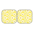 thumbnail image 3 of Uemuo Daisies Flowers Printed 2 PCS Car Windshield Sun Shade, Auto Sun Heat and UV Rays Blocker, Foldable Automotive Front Window Sunshade Protector, 3 of 7
