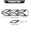 thumbnail image 3 of Unique Bargains 6pcs 3D Reflective Stickers Safety Warning Sign for Car Fender Bumper Night Visibility Decal Carbon Fiber Pattern Red, 3 of 6