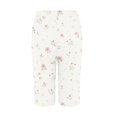 thumbnail image 5 of Only Moment Womens Drawstring Shorts Autumn Fragrant Linen Floral Printed Shorts Comfy Drawstring Shorts for Casual Lounge Sport Athletic with Pockets Hiking Shorts Wowomen White,3XL, 5 of 6