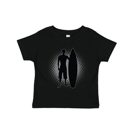 

Inktastic Surfing Retro Vintage Surfer Silhouette Halftone Gift Toddler Boy Girl T-Shirt