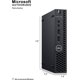 thumbnail image 2 of Dell Optiplex 3060 Mini PC Computadoras de sobremesa, Intel i5-8500 3.0GHz, 16 GB de RAM, 256 GB SSD, teclado y mouse, WiFi USB, Windows 10 Pro (reacondicionado), 2 of 5