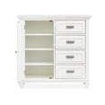 thumbnail image 5 of Magnussen Home Charleston White Dove White 1-Door Bedroom Chest, 5 of 11