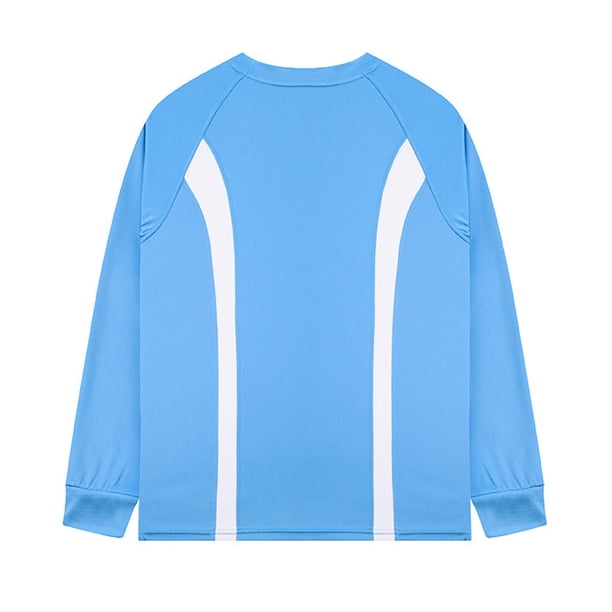 Camiseta de entrenamiento de manga larga con media cremallera para hombre, top transpirable de verano - Poliéster (L-XXXXXL)