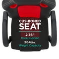 thumbnail image 5 of Comfty Gaming Chair & Fold-Away Footrest, Computer Chair With High Back And Hinged Armrests, Reclining Game Chair With Footrest, Black/Red, 5 of 7