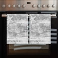 thumbnail image 2 of Grey Coastal Kitchen Towels Set of 4, Water Absorbent Dish Towel, Summer Ocean Sea Waves Starfish Corals Decorative Hand Towels - Quick Drying Cloth for Cooking Baking, 18x28 Inch, 2 of 8