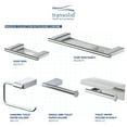 thumbnail image 3 of Transolid MTB18-BS Maddox 19.9-inch Towel Bar, Brushed Stainless, 3 of 7