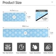 thumbnail image 3 of Yayeee Faucet Mat for Kitchen Sink 30" Diatomite Long Splash Guard Pad, Snowflake Pattern, 2 Pack, 3 of 7