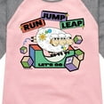 thumbnail image 3 of Disney - Toy Story - Gruff Goat Billy Jump - Toddler & Youth Girls Raglan Graphic T-Shirt, 3 of 5