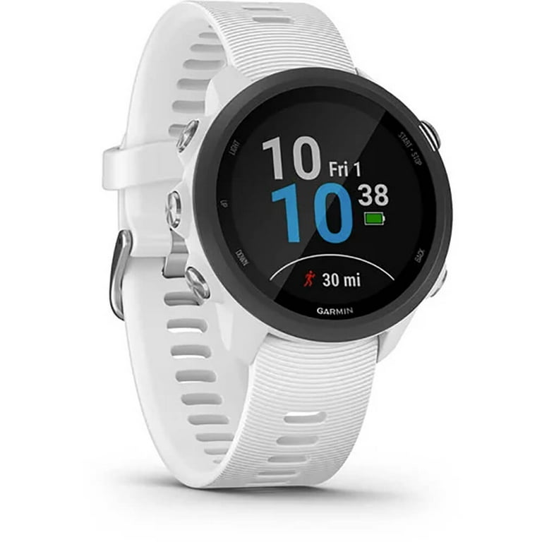 Garmin Forerunner 245 Music GPS Smartwatch in White Garmin Forerunner 245 Music GPS Smartwatch in White