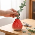 thumbnail image 6 of Strawberry-Shaped Ceramic Vase – Cute Tabletop Flower Pot for Hydroponics, Desk, Wedding Centerpiece, Home Decor Gift, 6 of 7