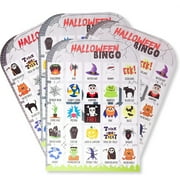 Halloween Party Bingo Game Set for Kids, Family Events, Classrooms (36 Players)
