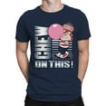 thumbnail image 2 of Officially Licensed Dubble Bubble Chew On This Bubble Fun Men's T-shirt, 2 of 3