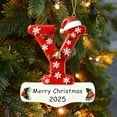 thumbnail image 6 of Feltree Alphabet Christmas Tree Ornaments 26 Pcs Acrylic Letter Decor for DIY Personalized Holiday Decor 3.1 Inch, 6 of 8