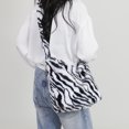 thumbnail image 2 of Bolso Con Elegante para Mujer Asa Superior Leopardo Felpa, 2 of 9