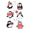thumbnail image 2 of 9 Sheets Tattoo Sticker Lovely Penguins Creative Temporary Tattoos Body Tattoos, 2 of 10