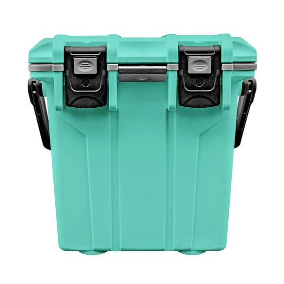 Vibe Heavy Duty Portable Insulated Cooler - 20 Quart - Roadie Rotomolded - Multi Day Super Ice Cold Storage - Caribbean Blue