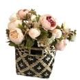 thumbnail image 2 of Billuyoard Ramo de peonía Decoración de boda Salas de estar Ramos artificiales Decoraciones para el hogar Artesanía Casa Calcomanía Flores Type3 NO3, 2 of 6