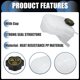 thumbnail image 3 of Unique Bargains 1 Set Coolant Reservoir Water Expansion Tank No.22950436 para Buick Regal 2011-2017 Blanco, 3 of 7