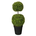 thumbnail image 6 of Haute Decor Premium Adjustable Artificial Topiary - Includes 1 Artificial Adjustable Topiary for Front Porch (Double Ball Style), 6 of 8