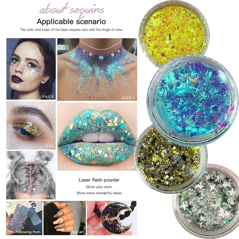Custom Brand Loose Eye Glitter Face Glitter Makeup - China Face Glitter and  Loose Eye Glitter price