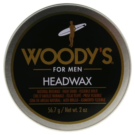 Woodys Headwax Natural Beeswax - 2 oz Pomade (Best Pomade For Black Natural Hair)