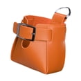 thumbnail image 3 of koolsoo Car Air Vent Organizer Easy Installation Universal PU Leather Storage Pocket Orange, 3 of 9