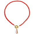 thumbnail image 1 of Collier Perlé Coquillage Bohème 15.75 Po Collier Ras du Cou Perles, 1 of 10