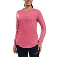 thumbnail image 5 of () women's sports top long-sleeved quick-drying sun-protective shirt suitable for hiking and running, 5 of 12