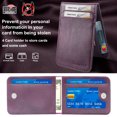 thumbnail image 2 of MONASAY Magwallet Case Compatible for iPhone 15 Plus,[Support MagSafe Wireless Charging][Glass Screen Protector]Flip Magnetic Leather Wallet Phone Cover with Detachable RFID Blocking Card Holder, 2 of 5