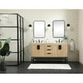 thumbnail image 6 of Elegant Lighting VF48860DMW Eugene 60" Free Standing Double Basin Vanity Set - Mango Wood, 6 of 8