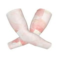 thumbnail image 2 of Fotbe Pink Marble UV Sun Protection Arm Sleeves - Tattoo Cover Up - Basketball Arm Sleeve UPF 50 Cooling for Men Women, 2 of 8