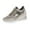 Rose Gold, variant on LOVZFMLL Wedges Sneakers for Women Trendy Fashion Non-Slip Lace-Up Comfort Walking Shoes for Casual Work Running Gym Tennis Athletic Shoes Black 5.5