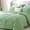 Light Green, variant on 7Pcs Luxurious Bed In A Bag Comforter Set - Soft Microfiber, Lightweight, Queen Size Bedding Set, Easy Care, Hypoallergenic, And Breathable, Perfect For All Seasons, Gifts For The Family