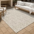 thumbnail image 3 of Addison Rugs Chantille Indoor/Outdoor Transitional Lattice Ivory Machine Washable Rectangle Rug, 5' x 7'6", 3 of 8