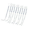 thumbnail image 2 of 10 piezas de tzitzits tradicionales judíos, tzitzits de jeans, borlas, decoración judía Azul Blanco, 2 of 9
