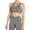 Grey - 773, variant on Womens Crossback Sports Bra, Grey, Large