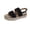 Black, variant on OAVQHLG3B Dress Sandals for Women Woman Summer Sandals Open Toe Casual Platform Wedge Shoes Casual Canvas Shoes