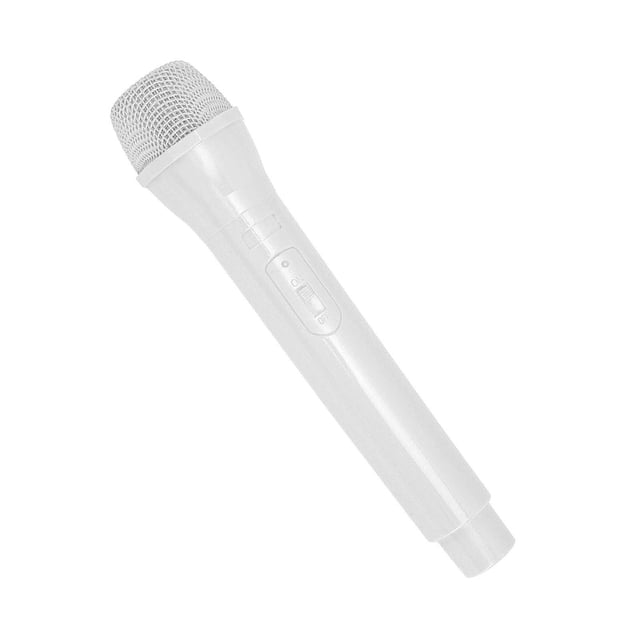 Pretend Play Microphone Toy, 1:1 Simulation Microphone with High Density Texture Net Head and Smooth Flat Bottom, for Performance Interview and Stage Practice