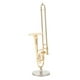 thumbnail image 1 of Modelo De Trombón En Miniatura, Instrumento Musical, Regalos Musicales, Adornos De Decoración Para El Hogar, 1 of 7