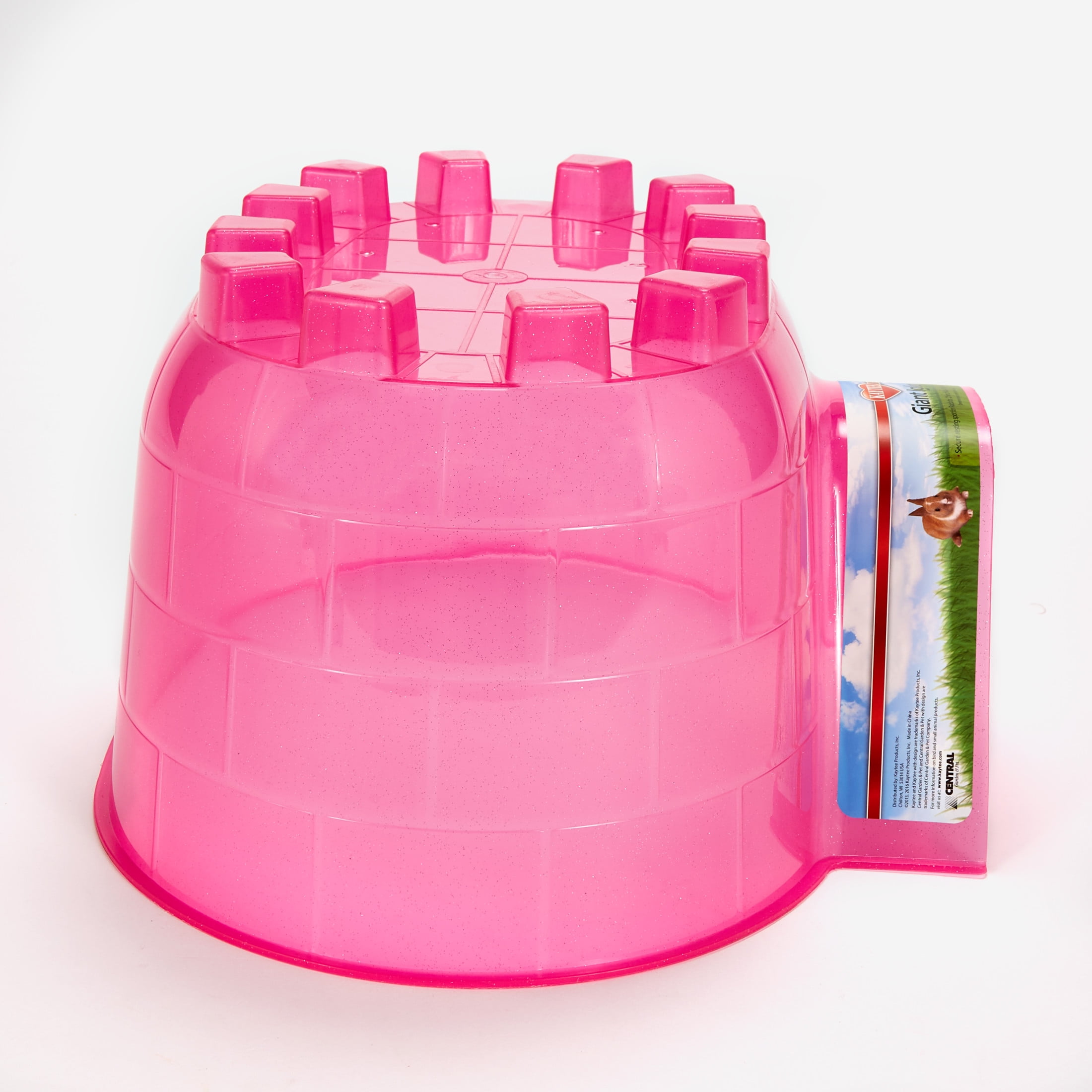 Kaytee Igloo Habitat Hideout For Pet Rabbits, Ferrets, Guinea Pigs, and Other Small Animals, Giant