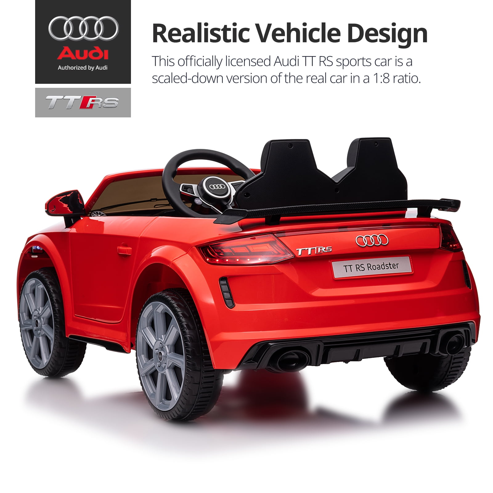 Kids pink cheap audi