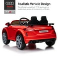 thumbnail image 5 of Hikiddo Electric Ride on Car for Kids, Licensed Audi 12V 7Ah Kids Ride-on Toy for Toddlers 2-5 Girl with Remote, Bluetooth - Red, 5 of 9