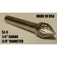 thumbnail image 5 of FABLE- Sj3D Cone 60 Degree Carbide Burr Bur Tool Die Grinder Bit 1/4" Countersink New, 5 of 5