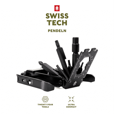 Swiss Tech Bike Pendeln, 24-in-1 Bicycle Multi-Tool, Compact, Bicycle, Tool