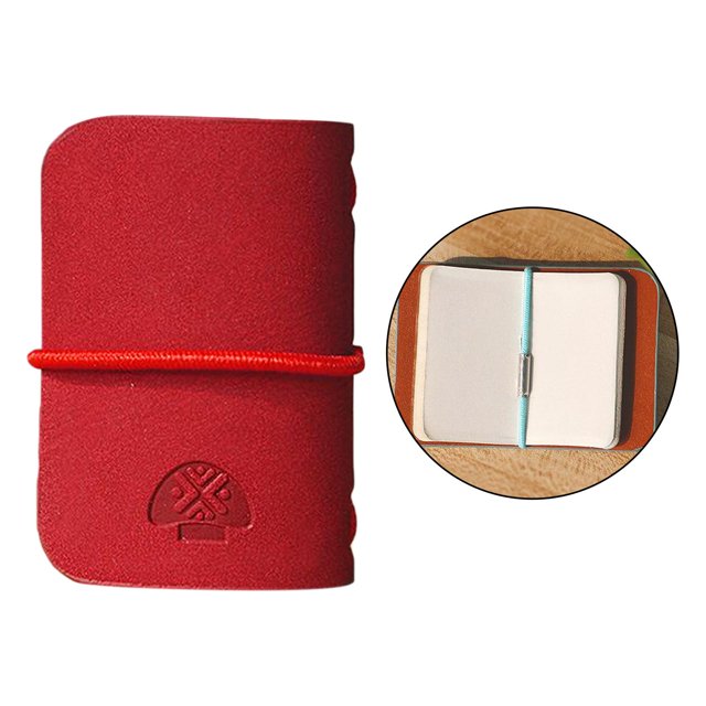 :/12 hecha , de libro, de escritorio, accesorios de decoración, regalos de cumpleaños rojo yotijar cuaderno pequeño