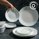 thumbnail image 2 of Corelle Juego De Vajilla De 18 Piezas Para 6 Platos Y Tazones Redondos Livianos, Juego Vitrelle De Vidrio De Triple Capa Resistente A Astillas, Apto Para Microondas Y Lavavajillas, Rayas Náuticas, 2 of 5