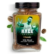 RAGE COFFEE Premium Silk Blend Classic - 100% Pure Arabica Beans | Fuel Your Day with Plant-Based Vitamin Coffee for Enhanced Fitness, Energy, and Focus | Hot & Cold Coffee, 60g