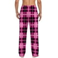 thumbnail image 5 of CYiJun Mens Pajama Pants Flannel Cotton Plaid Sleep & Lounge Pants, PJ Bottoms with Pockets, 5 of 6