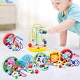 thumbnail image 4 of Wooden Bead Maze Roller Educational Developmental for Preschool Activity for Education Educational and Entertaining String Bead, 4 of 9